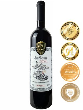 Vinho Vinícola San Michele Tinto Seco Brasil Malbec 750ml
