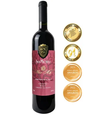 Vinho Vinícola San Michele Tinto Seco Brasil Maso Alto Cabernet Sauvignon, Merlot, Sangiovese 750ml
