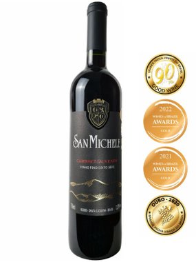 Vinho Vinícola San Michele Tinto Seco Brasil Riserva Cabernet Sauvignon 750ml