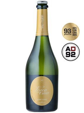 Espumante Vinícola Hermann Branco Nature Brasil Lírica Crua Chardonnay, Pinot Noir 750ml