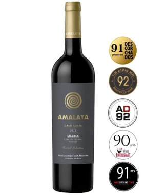 Vinho Amalaya Tinto Seco Argentina Gran Corte Cabernet Franc, Malbec, Tannat 750ml