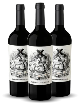 Vinho Mosquita Muerta Tinto Seco Argentina Cordero Con Piel de Lobo Cabernet Sauvignon 750ml - 3 Unidades