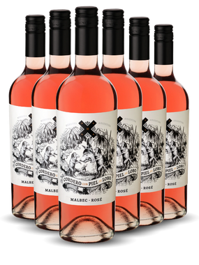 Vinho Mosquita Muerta Rosé Seco Argentina Cordero Con Piel de Lobo Malbec 750ml - 6 Unidades