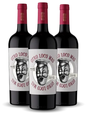 Vinho Bodega Don Bosco Tinto Seco Argentina Otro Loco Más Malbec 750ml - 3 Unidades