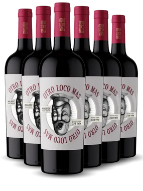 Vinho Bodega Don Bosco Tinto Seco Argentina Otro Loco Más Malbec 750ml - 6 Unidades