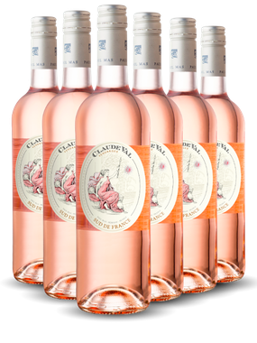 Vinho Domaine Paul Mas Rosé Seco França Claude Val Cinsault, Grenache, Syrah 750ml - 6 Unidades