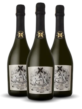 Espumante Mosquita Muerta Branco Brut Argentina Cordero Con Piel de Lobo Blend 750ml - 3 Unidades