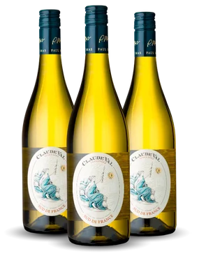 Vinho Domaine Paul Mas Branco Seco França Claude Val Blend 750ml - 3 Unidades