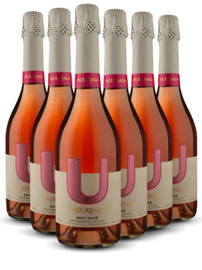 Espumante Undurraga Rosé Brut Chile U Pinot Noir 750ml - 6 Unidades