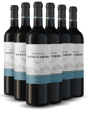 Vinho Trapiche Tinto Seco Argentina Vineyards Malbec 750ml - 6 Unidades
