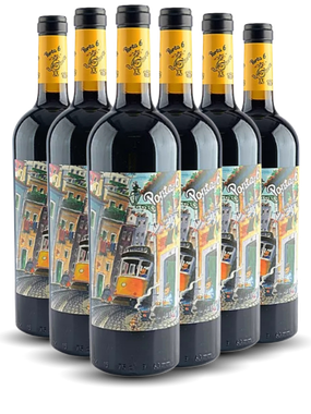 Vinho Vidigal Wines Tinto Seco Portugal Porta 6 Castelão, Tinta Roriz, Touriga Nacional 750ml - 6 Unidades