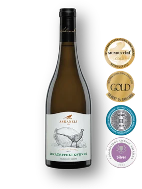 Vinho Askaneli Branco Seco Geórgia Author's Collection Rkatsiteli 750ml