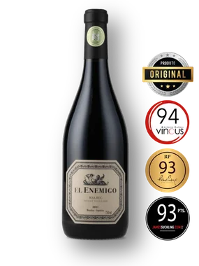 Vinho Enemigo Wines Tinto Seco Argentina El Enemigo Malbec 750ml