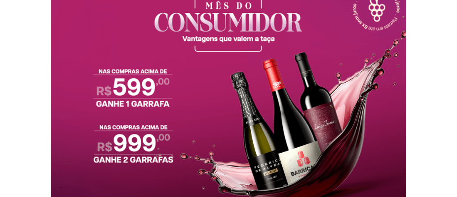 Dia do Consumidor 2026: como aproveitar promoções de vinho