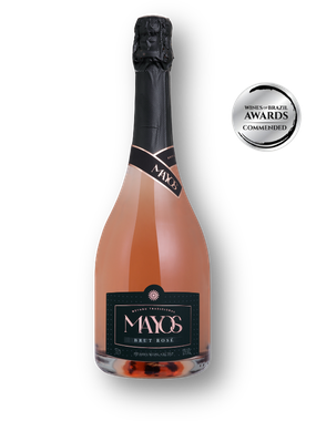 Espumante Mayos Rosé Brut Brasil Tradicional Blend 750ml