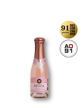 Mini Espumante Monte Paschoal Moscatel Rosé 187 mL - Cia do Vinho