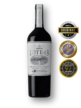Vinho Miolo Tinto Seco Brasil Lote 43 Cabernet Sauvignon, Merlot 750ml