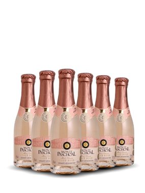 Espumante Monte Paschoal Rosé Brut Brasil Blend 187ml - 6 Unidades