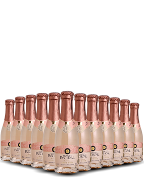 Espumante Monte Paschoal Rosé Brut Brasil Blend 187ml - 12 Unidades