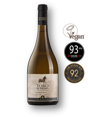 Vinho Viña Requingua Branco Seco Chile Toro de Piedra Barricado Gran Reserva Sauvignon Blanc 750ml