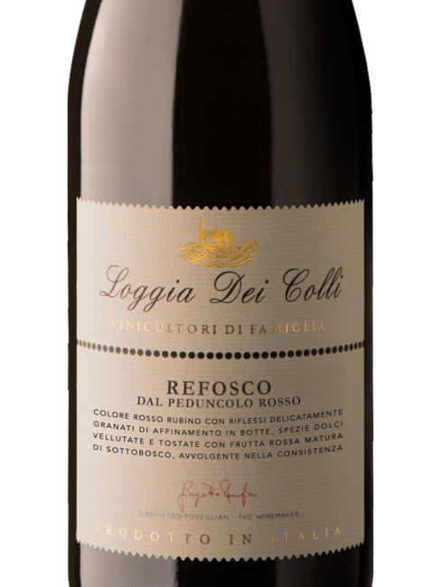 Vinho Tinto Loggia Dei Colli Refosco Dal Peduncolo Rosso IGT - Cia