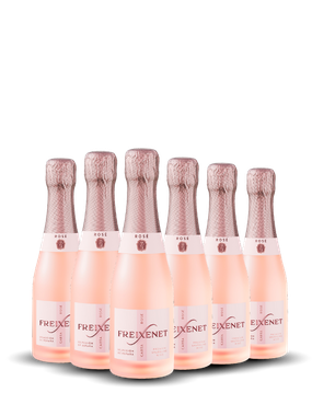 Espumante Freixenet Rosé Brut Espanha Cordon Rosado Grenache, Trepat 200ml - 6 Unidades