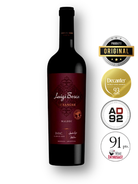 Vinho Luigi Bosca Tinto Seco Argentina de Sangre D.o.c Malbec 750ml