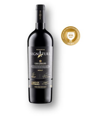 Vinho Casa Geraldo Tinto Seco Brasil Signature Reserva Merlot 750ml