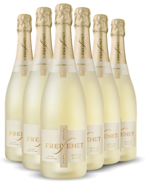 Espumante Freixenet Branco Demi Sec Espanha Carta Nevada Macabeo, Parellada, Xarello 750ml - 6 Unidades