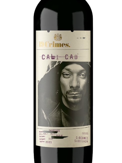 Vinho Tinto 19 Crimes Snoop Dogg Cali Cab. Sauvignon 750 mL