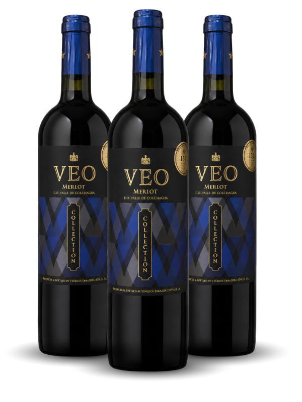 Kit 6 Vinho Tinto Errazuriz Veo Collection Merlot 750 mL